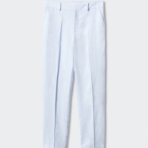 Mango Linen Light blue trousers (has matching blazer!)